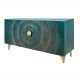 Comode - Comoda design vintage Golden Sunset 140cm turcoaz