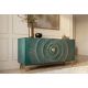 Comode - Comoda design vintage Golden Sunset 140cm turcoaz