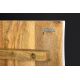 Comode - Comoda design vintage Golden Sunset 140cm alb