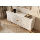 Comode - Comoda design vintage Golden Sunset 140cm alb