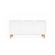 Comode - Comoda design vintage Golden Sunset 140cm alb