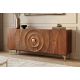 Comode - Comoda design vintage Golden Sunset 180cm maro