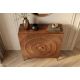 Comode - Comoda inalta design vintage Golden Sunset 120cm maro