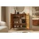 Comode - Comoda inalta design vintage Golden Sunset 120cm maro