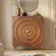 Comode - Comoda inalta design vintage Golden Sunset 120cm maro