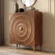 Comode - Comoda inalta design vintage Golden Sunset 120cm maro