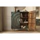 Comode - Comoda inalta design vintage Golden Sunset 120cm turcoaz