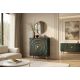 Comode - Comoda inalta design vintage Golden Sunset 120cm turcoaz