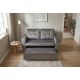 Canapele - Canapea extensibila, catifea gri, SMART 140cm