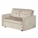 Canapea extensibila, catifea champagne beige, SMART 140cm