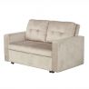 Canapea extensibila, catifea champagne beige, SMART 140cm