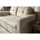 Canapele - Canapea extensibila, catifea champagne beige, SMART 140cm