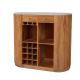 Comode - Bar din lemn de mango, marmura alba TRES CHIC 120cm
