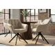 Seturi scaune, HoReCa - Set 2 scaune pivotante, Piele Naturala Bej PAPILLON
