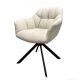 Seturi scaune, HoReCa - Set 2 scaune pivotante, Piele Naturala Bej PAPILLON