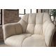 Seturi scaune, HoReCa - Set 2 scaune pivotante, Piele Naturala Bej PAPILLON