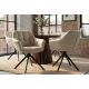 Seturi scaune, HoReCa - Set 2 scaune pivotante, Piele Naturala Bej PAPILLON