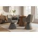 Scaune - Scaun pivotant AMBIENTO tesatura Chenille gri
