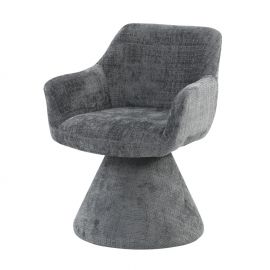 Scaun pivotant AMBIENTO tesatura Chenille gri