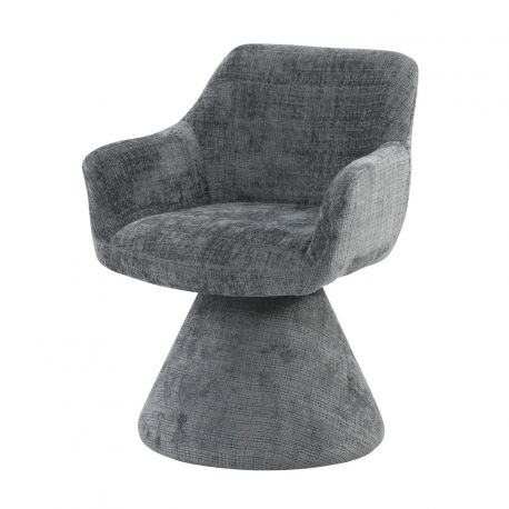Scaune - Scaun pivotant AMBIENTO tesatura Chenille gri