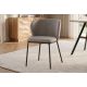 Seturi scaune, HoReCa - Set 2 scaune stil retro LYON tesatura gri-bej