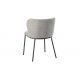 Seturi scaune, HoReCa - Set 2 scaune stil retro LYON tesatura gri-bej