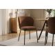 Seturi scaune, HoReCa - Set 2 scaune stil retro LYON tesatura maro