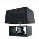 Veioze - Veioza neagra cu tesatura organza GRACIA 35cm