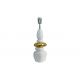 Veioze - Lampa de masa decorativa STONES OF ZEN 70cm auriu alb