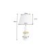 Veioze - Lampa de masa decorativa STONES OF ZEN 70cm auriu alb