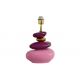 Veioze - Lampa de masa decorativa STONES OF ECSTASY 60cm roz auriu