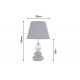 Veioze - Lampa de masa decorativa STONES OF ZEN 45cm negru argintiu