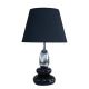 Veioze - Lampa de masa decorativa STONES OF ZEN 45cm negru argintiu