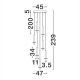Pendule, Lustre suspendate - Lustra cu 7 Pendule tub subtire aluminiu negru si alabastru LED NOEMI