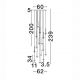 Pendule, Lustre suspendate - Lustra cu 12 Pendule tub subtire aluminiu negru si alabastru LED NOEMI