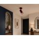 Plafoniere cu spoturi, Spoturi aplicate - Spot aplicat directionabil cu bec GU10 Linca burgundy