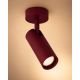 Plafoniere cu spoturi, Spoturi aplicate - Spot aplicat directionabil cu bec GU10 Linca burgundy