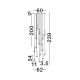 Pendule, Lustre suspendate - Lustra cu 12 Pendule tub subtire aluminiu auriu si alabastru LED NOEMI