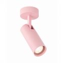 Spot aplicat directionabil cu bec GU10 Linca roz pastel