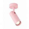 Spot aplicat directionabil cu bec GU10 Linca roz pastel