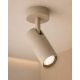 Plafoniere cu spoturi, Spoturi aplicate - Spot aplicat directionabil cu bec GU10 Linca taupe