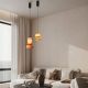 Pendule, Lustre suspendate - Lustra, Pendul din alabastru maro PIERO