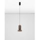 Pendule, Lustre suspendate - Lustra, Pendul din alabastru maro PIERO