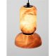 Pendule, Lustre suspendate - Lustra, Pendul din alabastru maro PIERO