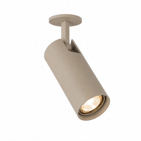 Spoturi tavan fals - Spot incastrat directionabil cu bec GU10 Linca taupe