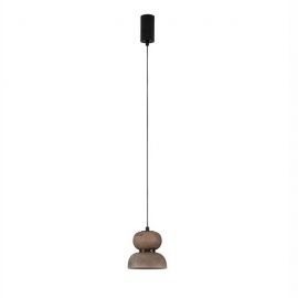 Pendule, Lustre suspendate - Lustra, Pendul din alabastru maro PIERO