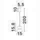 Pendule, Lustre suspendate - Lustra, Pendul din alabastru maro PIERO