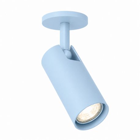 Spoturi tavan fals - Spot incastrat directionabil cu bec GU10 Linca blue pastel