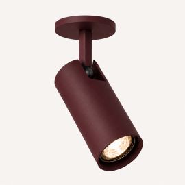 Spot incastrat directionabil cu bec GU10 Linca burgundy 