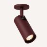 Spot incastrat directionabil cu bec GU10 Linca burgundy 